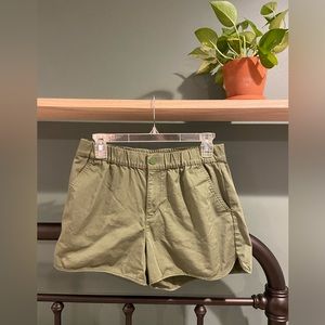 Jcrew pull-on lightweight chino in general surplus (green), size S